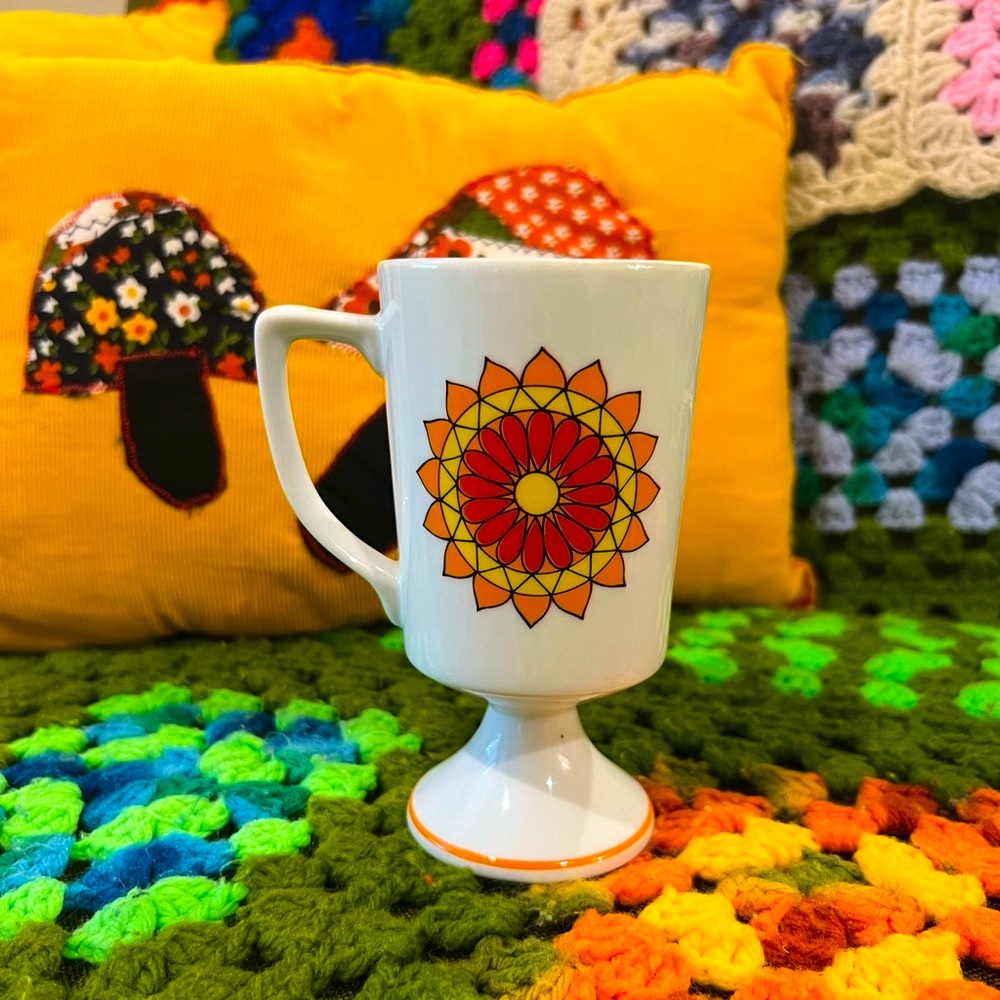 Vintage 70s irish coffee mug